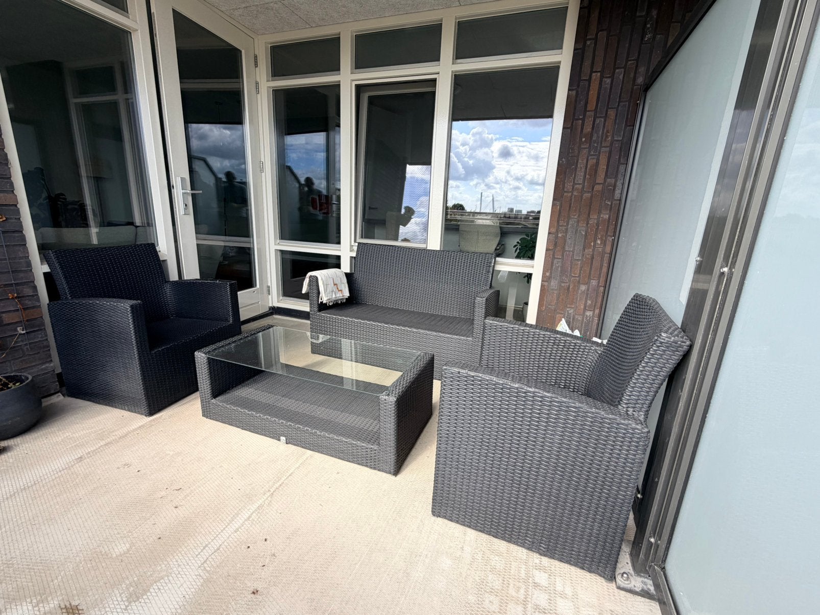 Free outdoor furniture set – pickup only, Ophalen, Gebruikt, Loungeset