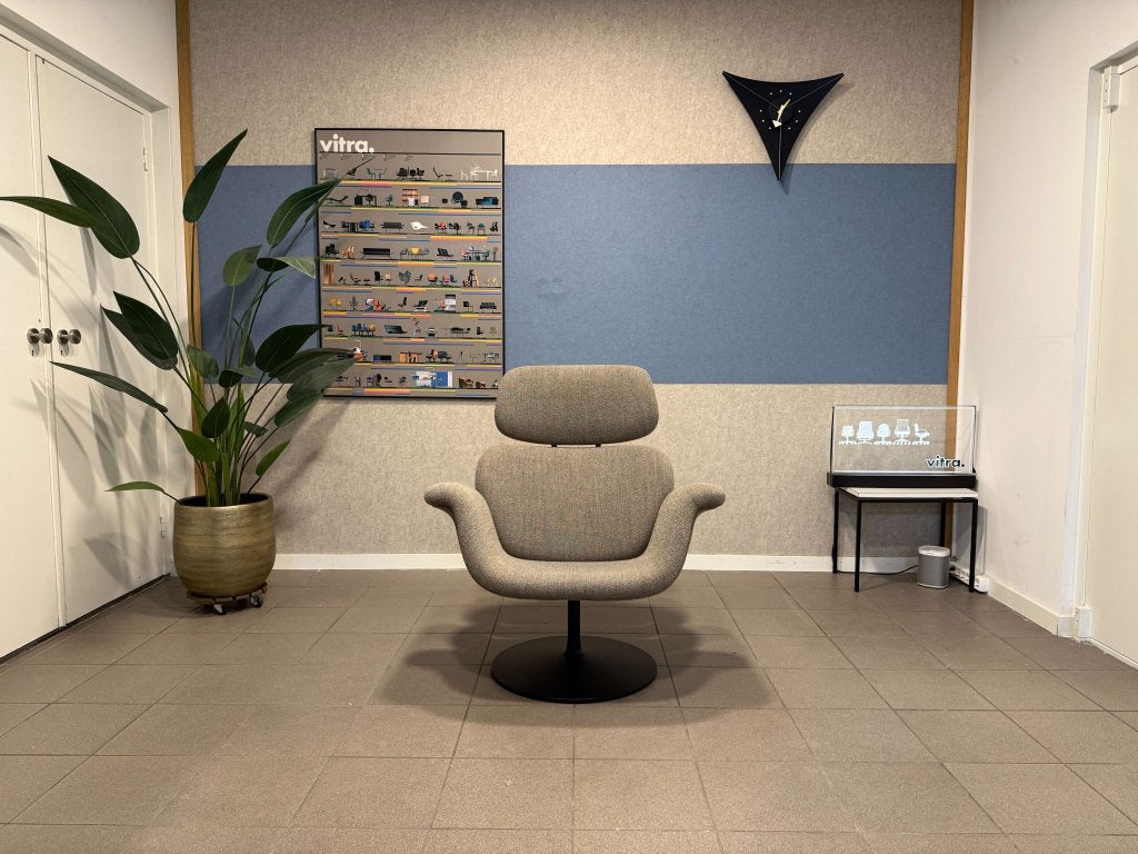 Artifort | Pierre Paulin | Big Tulip Chair | Grijs melange, Huis en Inrichting, Fauteuils, Gebruikt, Vitra Artifort Cassina Fritz Hansen Eames Gispen Pastoe Hay