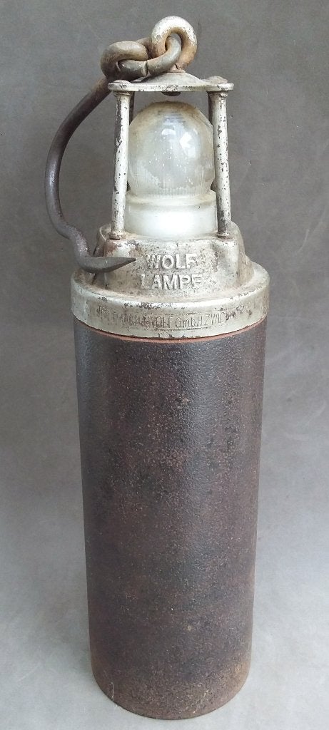 Om 1910 - 1940 GROTE Mijnlamp Mijnwerkerslamp Mijnbouw Lamp, Antiek en Kunst, Antiek | Lampen, Ophalen of Verzenden
