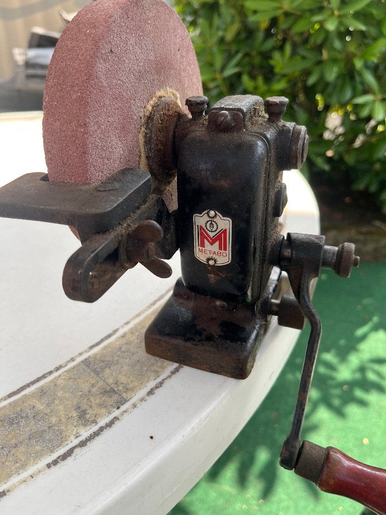 Metabo oude handslijpmachine, Antiek en Kunst, Ophalen of Verzenden