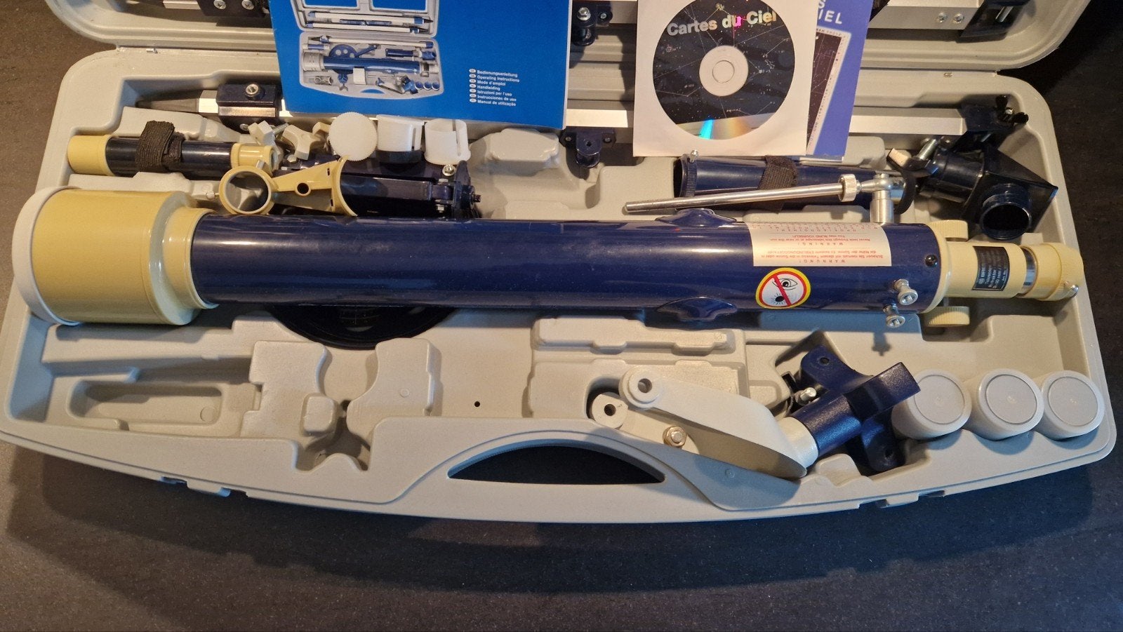 Bresser Telescoop 60/700 met statief en accessoires, Ophalen