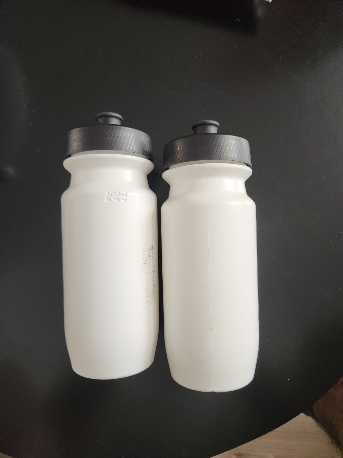 Set van 2 witte bidons (500ml), Ophalen of Verzenden, Gebruikt