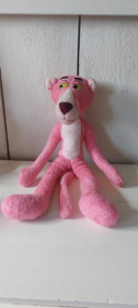 Vintage knuffel Pink Panther oude roze panter  oud speelgoed, Verzamelen, Ophalen of Verzenden