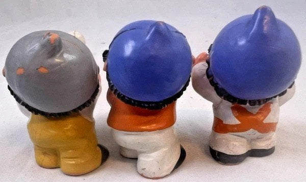 ZDF Mainzelmännchen Vintage figuren Set Jaren 70 3 stuks set, Coolsingel 104, 3011 AG Rotterdam, Netherlands, Verzenden, Zo goed als nieuw