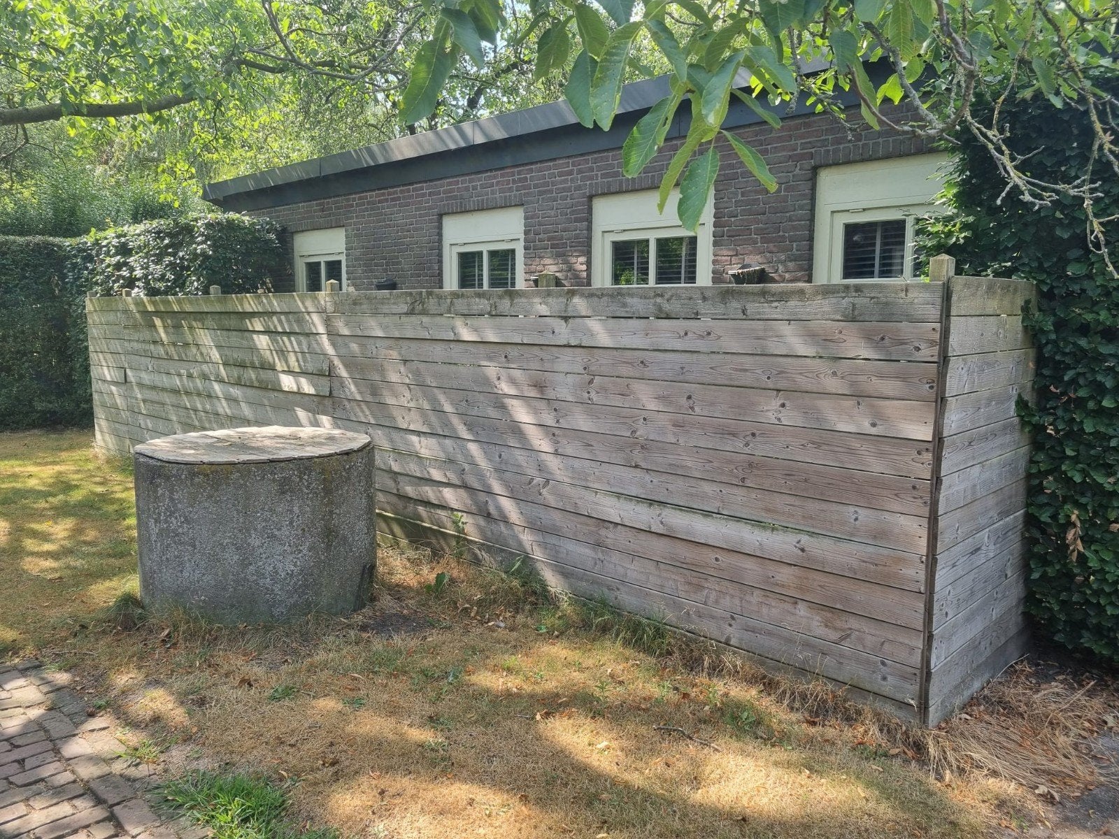 Houten schutting - Gebruikt, Ophalen, 3 tot 6 meter, Hout, 1 tot 2 meter