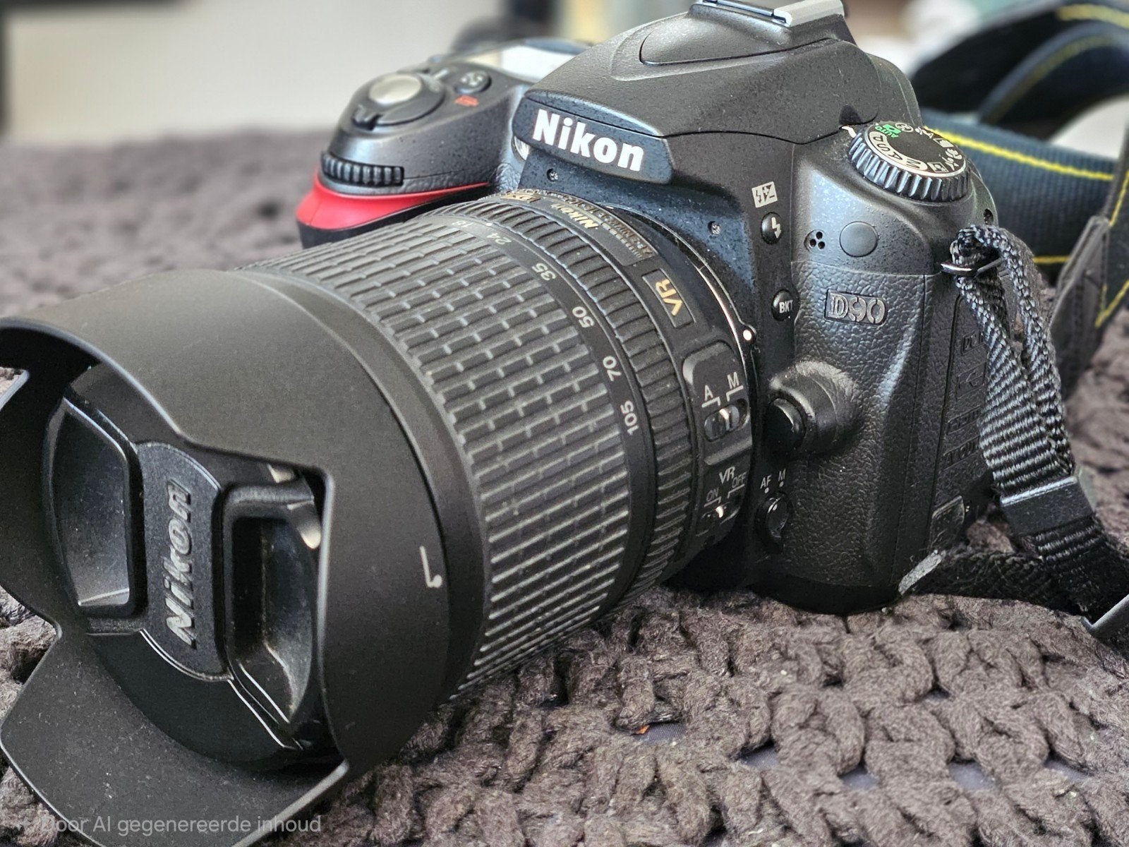 Nikon D90 Spiegelreflexcamera met AF-S Nikkor 18-105mm lens, Audio, Tv en Foto, Fotocamera's Digitaal, Gebruikt, Spiegelreflex