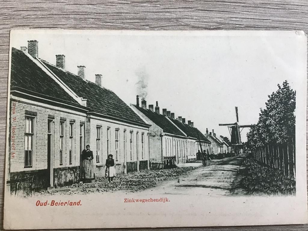 Oud-Beijerland Zinkwegschendijk ca 1900-05, Verzenden, Voor 1920, Ongelopen, Zuid-Holland