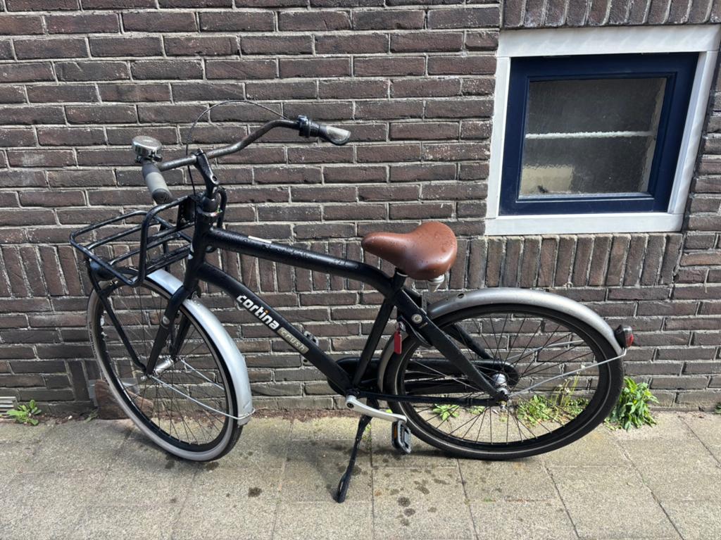 Transportfiets Cortina, Terugtraprem, Gebruikt, Versnellingen, Ophalen
