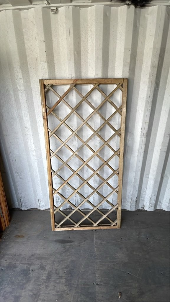 Grenen trellis 90x180cm, 1 tot 2 meter, Minder dan 3 meter, Nieuw, Ophalen of Verzenden