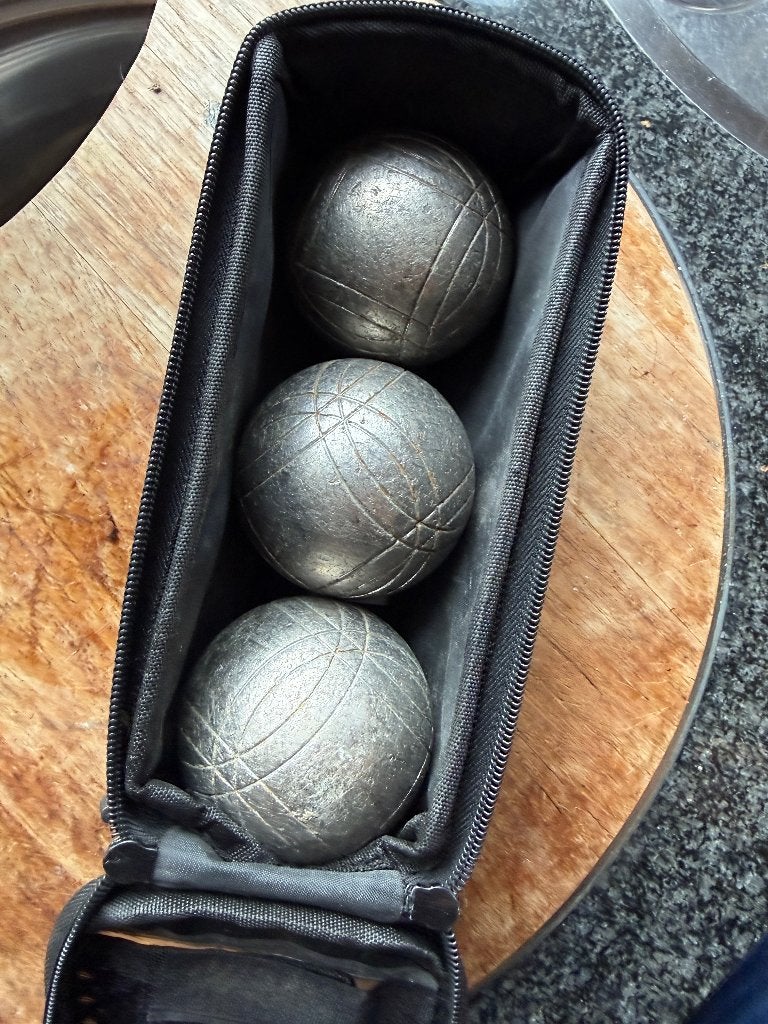 jeu de boule, Ophalen, Gebruikt