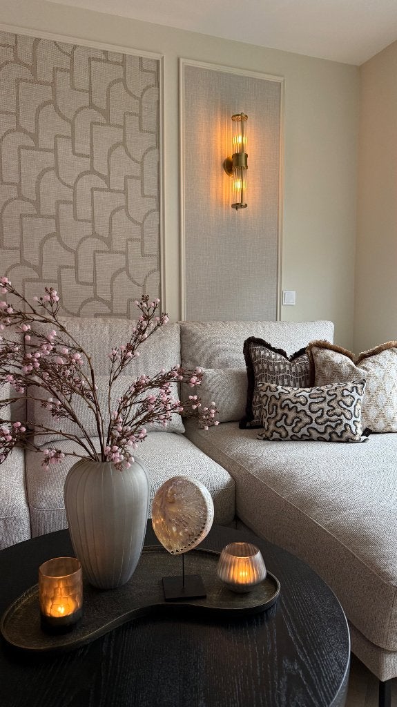 Arte linnen behang, Huis en Inrichting, Stoffering | Behang, Ophalen, Beige