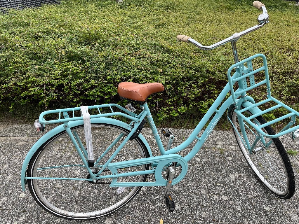 Damesfiets met Voordrager, Terugtraprem, Gebruikt, 47 tot 50 cm, Ophalen