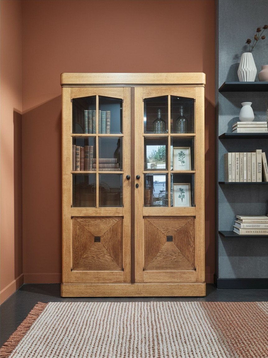 kast Amsterdamse School Art Deco boekenkast/vitrinekast, Ophalen