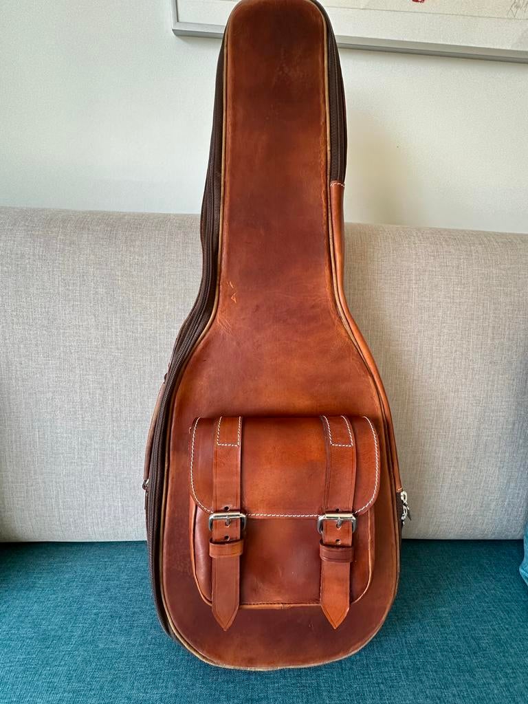 Nieuwe leren (Tenor) ukelele koffer handmade Peru, Ophalen of Verzenden, Nieuw, Overige instrumenten