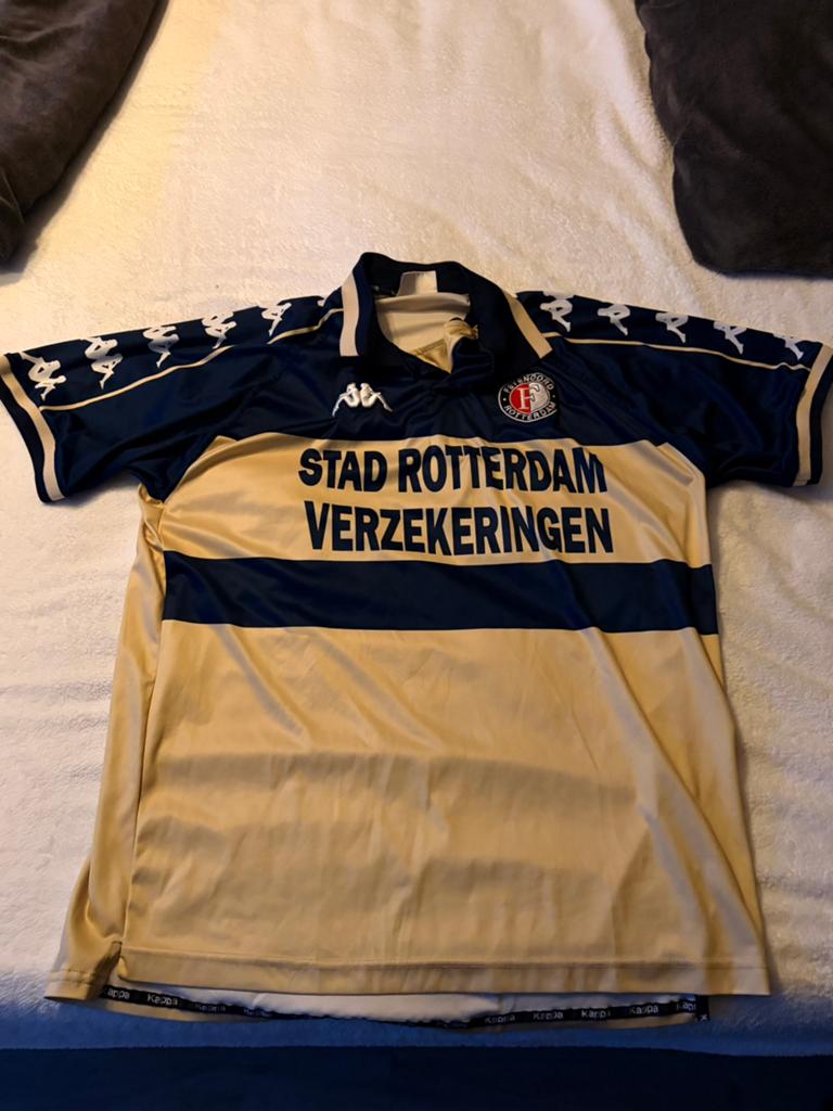 Feyenoord vintage shirt, Ophalen of Verzenden, Overige maten, Blauw
