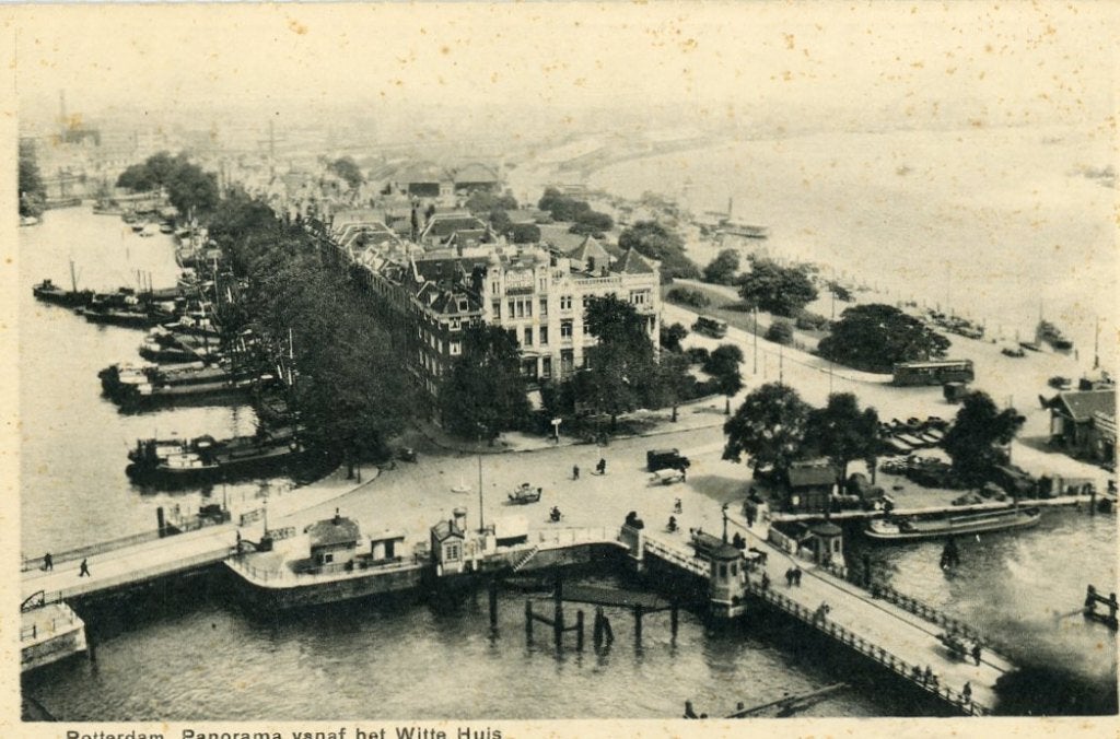 Rotterdam Ansichtkaart gelopen met postzegel, Verzenden, Zuid-Holland