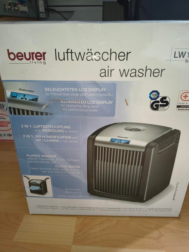 Beurer Air Washer, Minder dan 60 m³, 3 snelheden of meer, Ophalen of Verzenden, Zo goed als nieuw