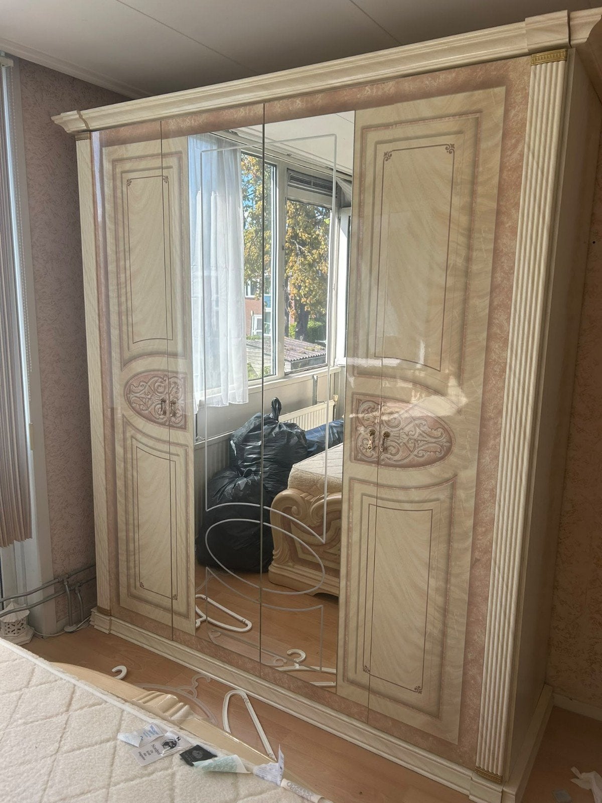 complete slaapkamer hoogglans sb kringloop, Ophalen, Gebruikt, Tweepersoons, Klassiek