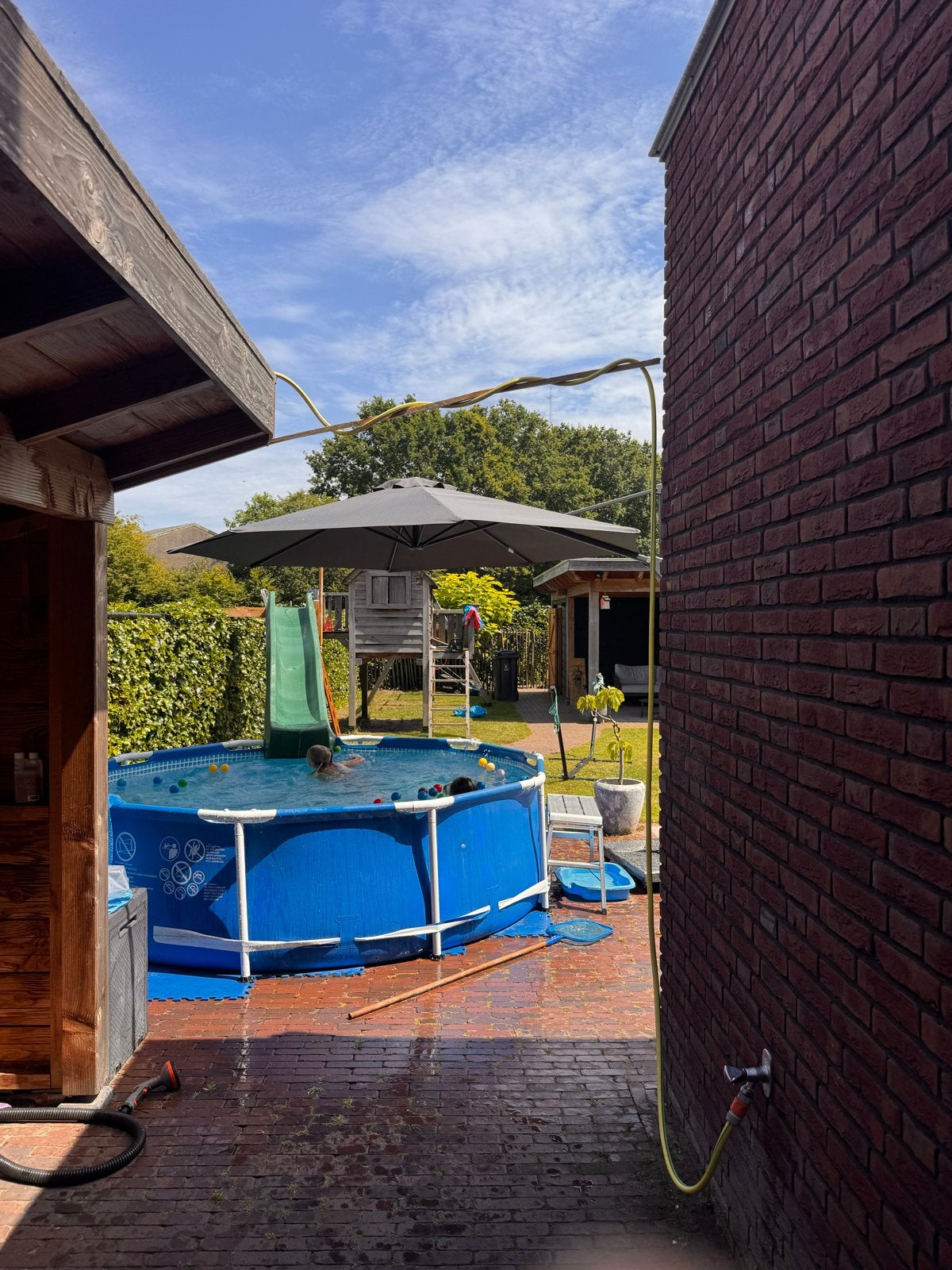 Intex Bestway Steel Pro Frame Zwembad 305x76cm, Tuin en Terras, Ophalen, Gebruikt, Rond, Opzetzwembad