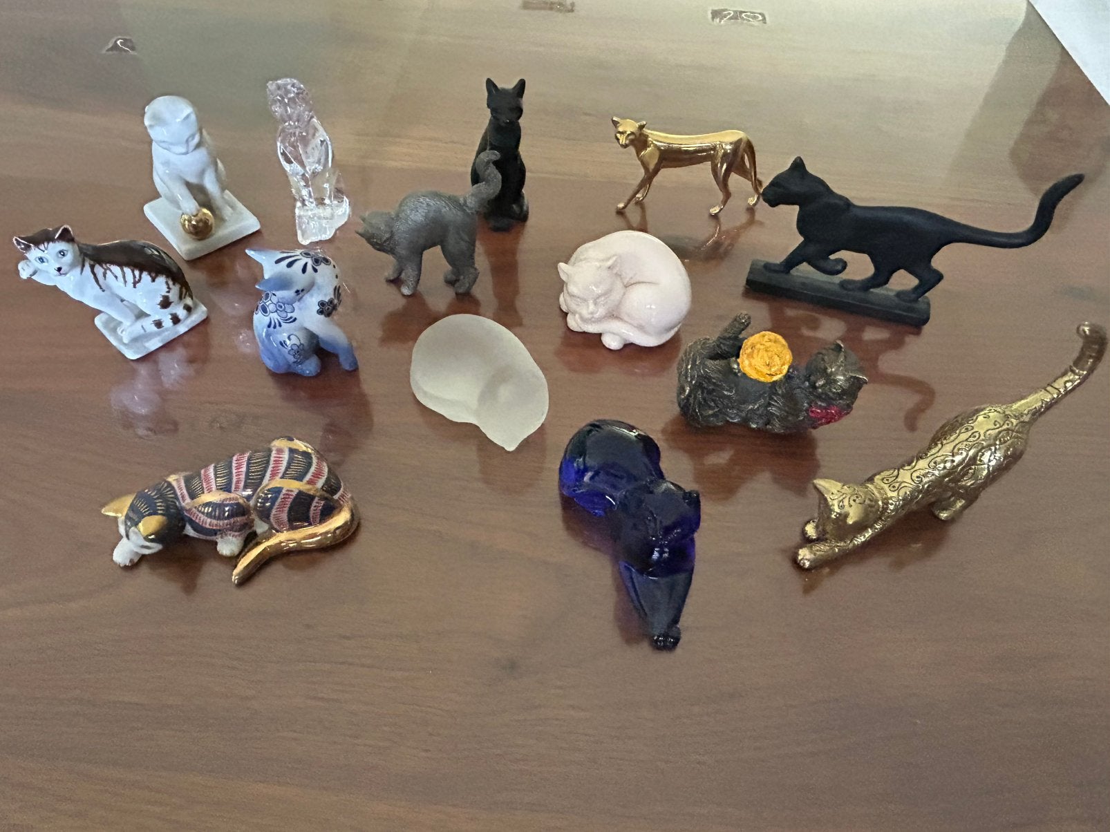 Franklin Mint poezenbeelden Collectie, Ophalen