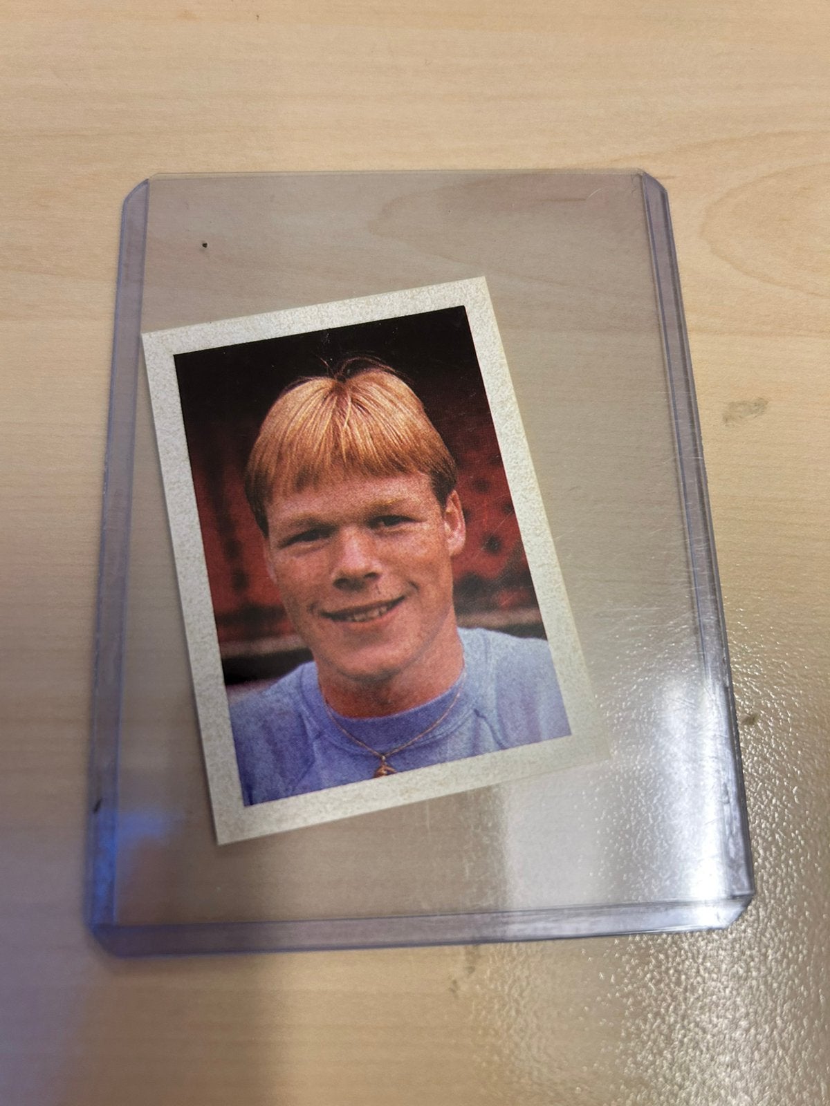 Ronald Koeman Rookie Recup 1981/82 - Vanderhout, Ophalen of Verzenden, Gebruikt, Overige binnenlandse clubs, Poster, Plaatje of Sticker