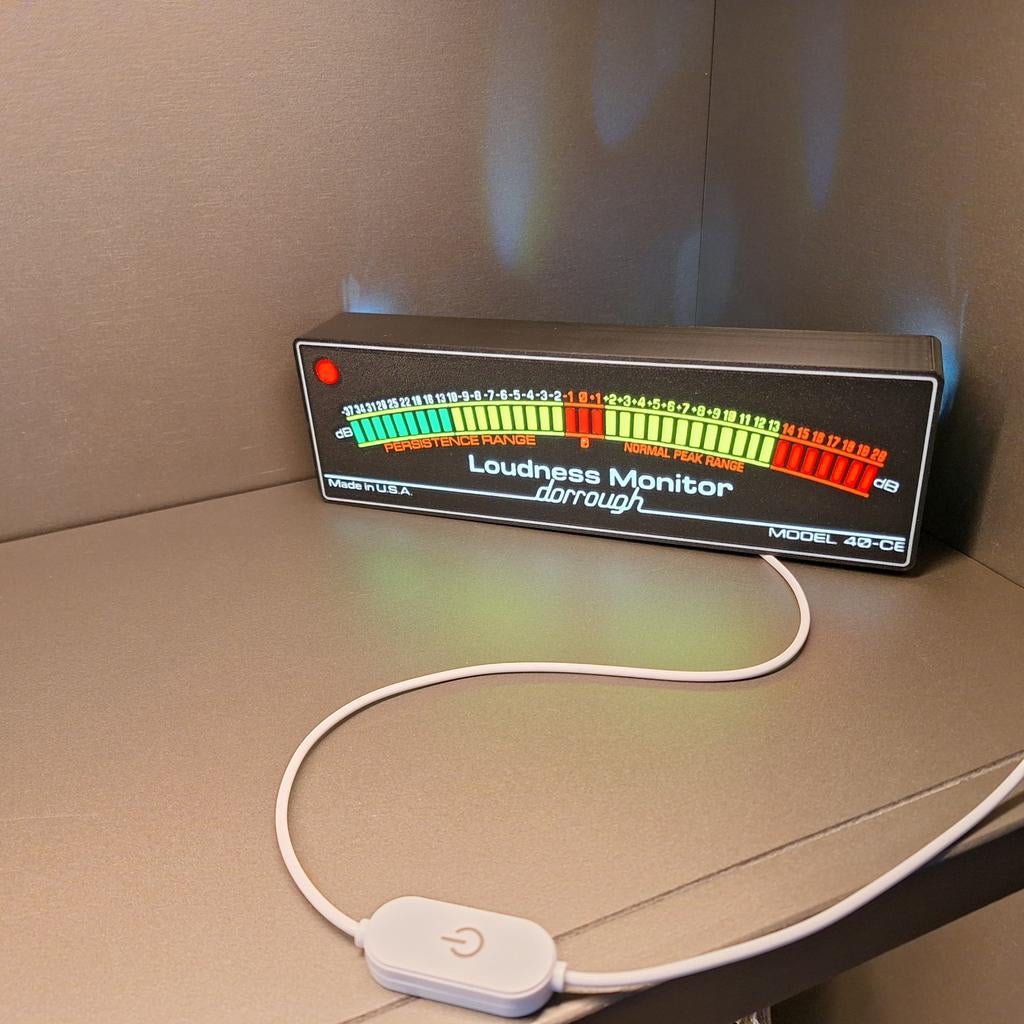 Dorrough Loudness Monitor LED wandlamp, Huis en Inrichting, Lampen | Overige, Ophalen of Verzenden, Nieuw