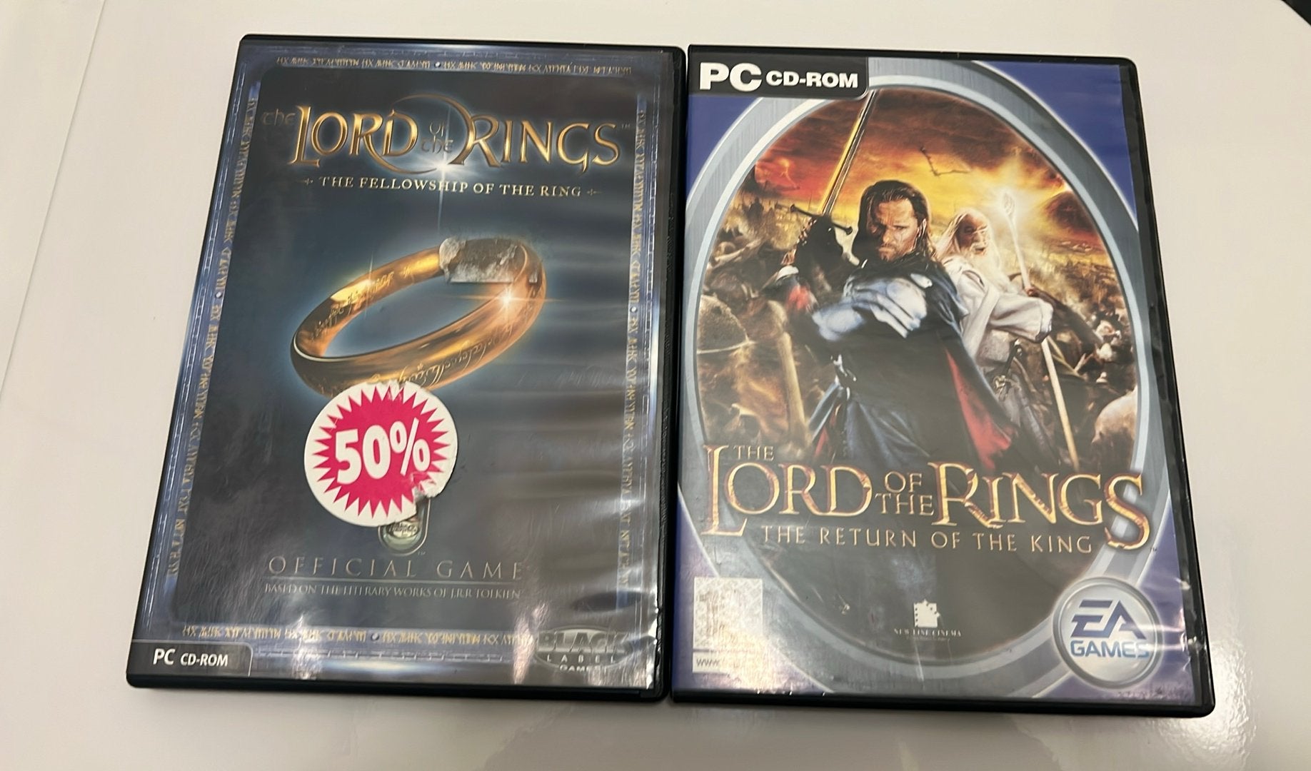 The Lord of the Rings pc games, Avontuur en Actie, 1 speler, Ophalen of Verzenden, Zo goed als nieuw