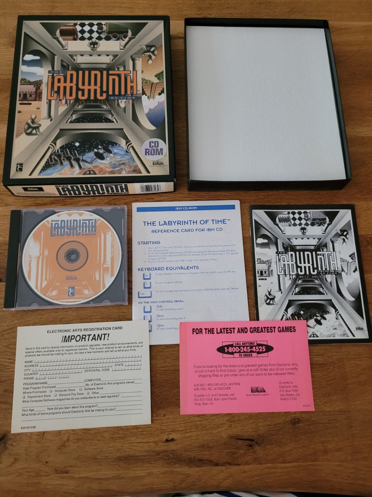 The Labyrinth of Time (1993) - PC Big Box, Avontuur en Actie, 1 speler, Ophalen of Verzenden, Zo goed als nieuw