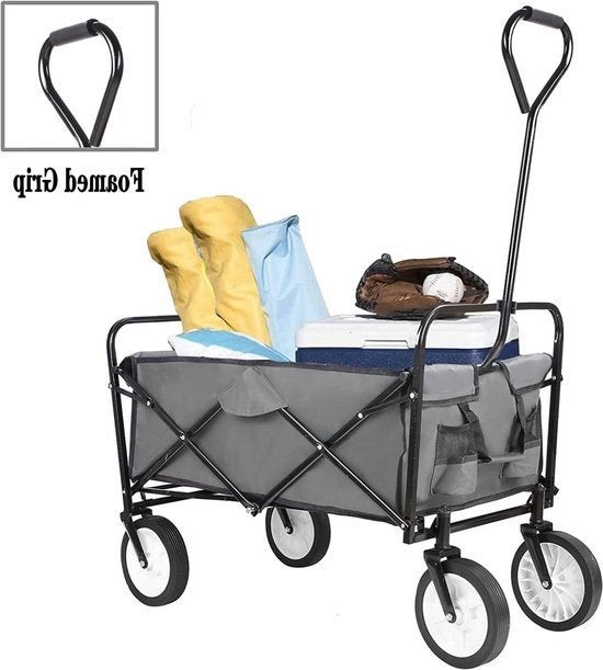 Bolderkar - Wagen - Bolderwagen - Opvouwbaar - Strandkar - S, Corvance B.V., Verzenden, Nieuw, Corvancebol@gmail.com