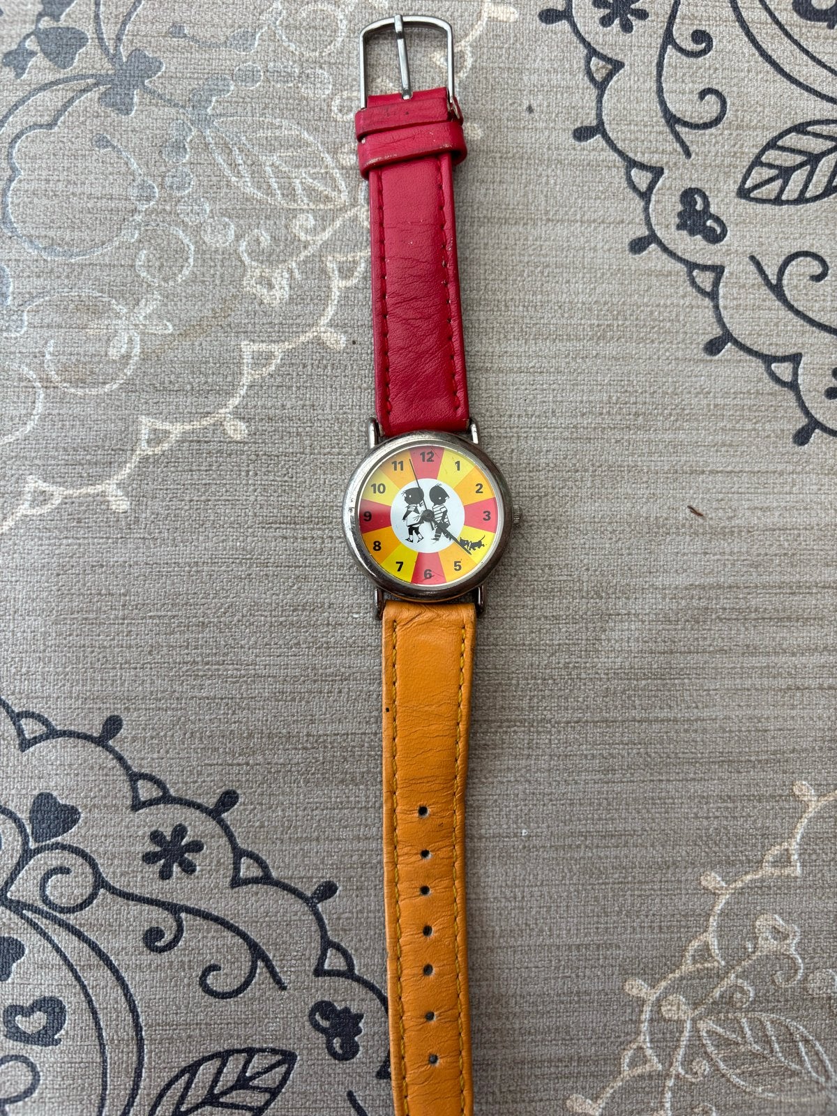 Jip en Janneke horloge - Vintage kinderhorloge, Ophalen, Gebruikt, Meerkleurig, Jongen of Meisje