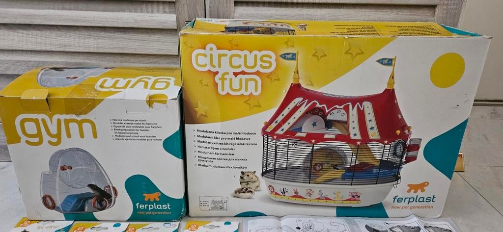 kooi (circus) hamster uitgebreid tunnelbuizetset ferplast, Dieren en Toebehoren, Knaagdieren en Konijnen | Hokken en Kooien, Kooi