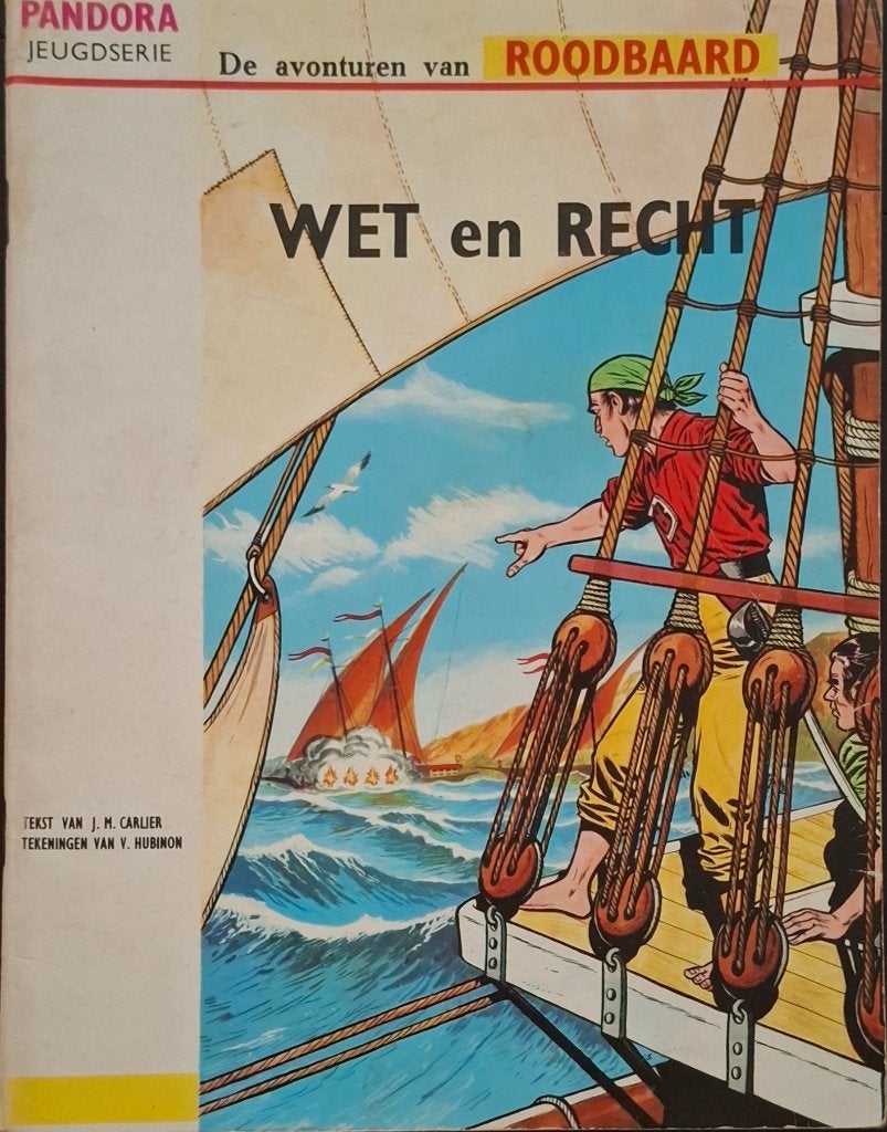 Roodbaard - Wet en Recht - Pandora Jeugdserie (V. Hubinon), Boeken, Eén stripboek, Ophalen of Verzenden, Gelezen, Martin Lodewijk & Dick Matena