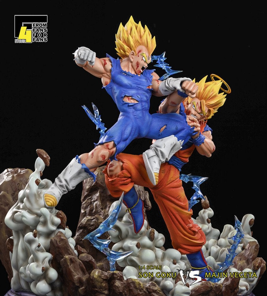 Dragonball Dragon Ball Z Goku vs Majin vegeta 1/4 Scale F4, Ophalen, Nieuw