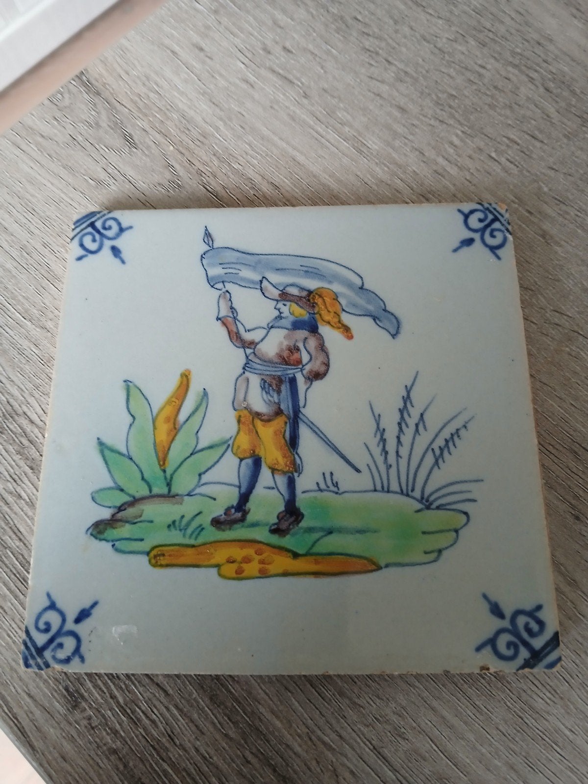 Gaaf oud Hollands tegeltje, Ophalen of Verzenden