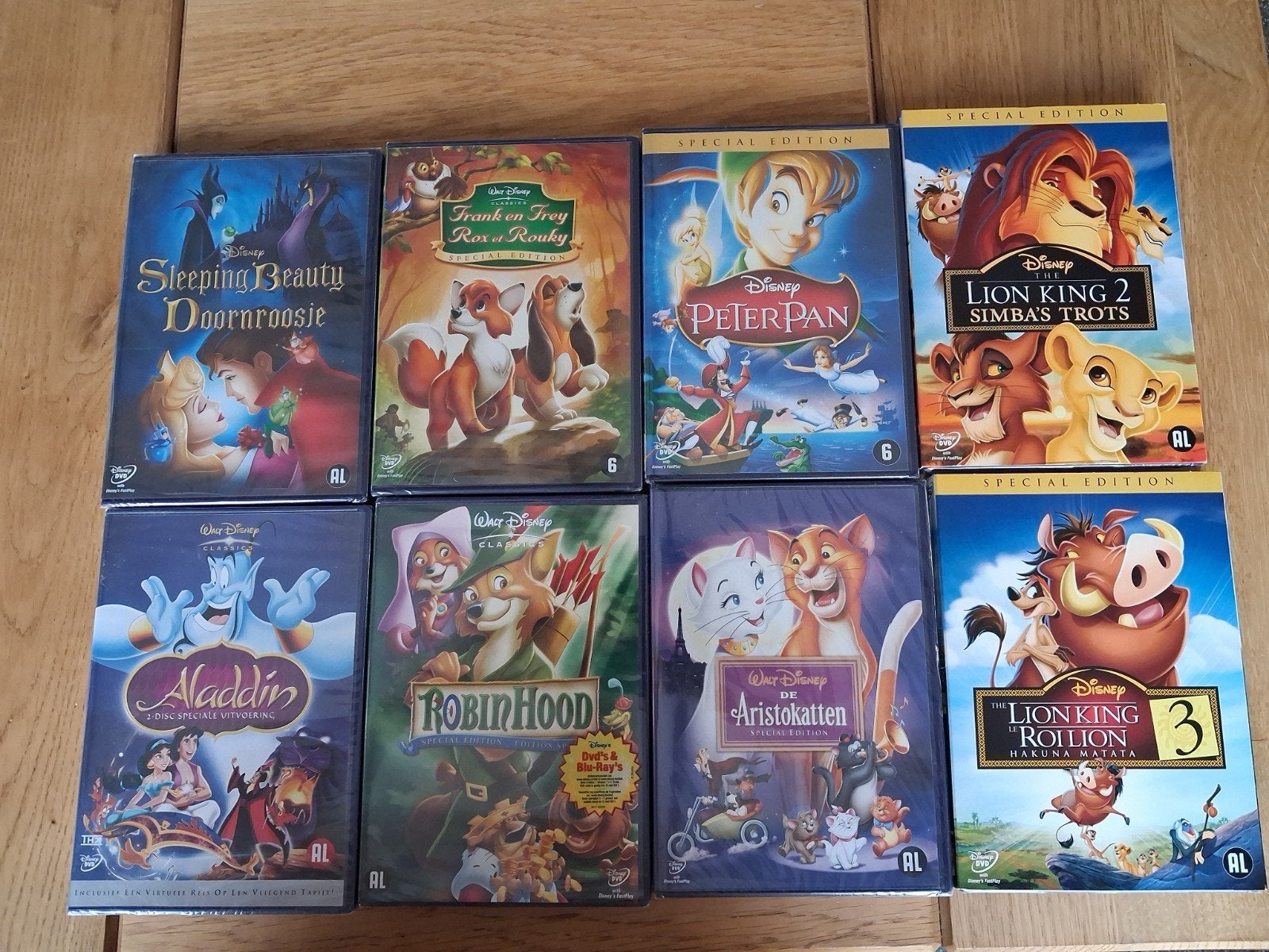 WALT DISNEY DVD'S NIEUW IN DE FOLIE.  zie beschrijving, Cd's en Dvd's, Alle leeftijden, Ophalen of Verzenden, Nieuw in verpakking