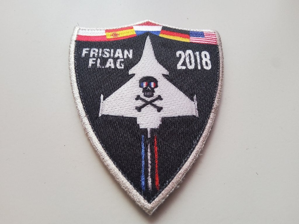 FAF FRISIAN FLAG 2018 RAFALE PATCH, Verzenden, Zo goed als nieuw, Patch, Badge of Embleem