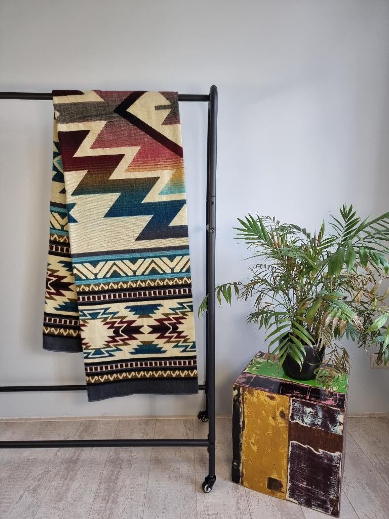 Alpaca wollen plaid/deken uit Zuid-Amerika, Ophalen of Verzenden, Nieuw