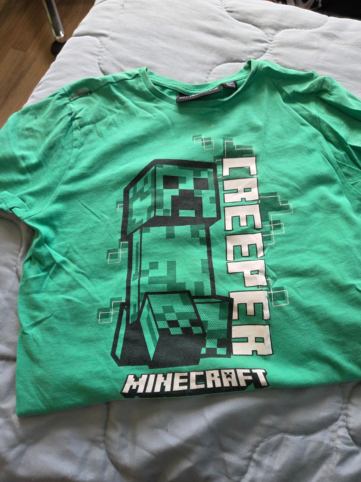 Minecraft Creeper T-shirt - 4, Ophalen of Verzenden, Gebruikt, Jongen, Shirt of Longsleeve