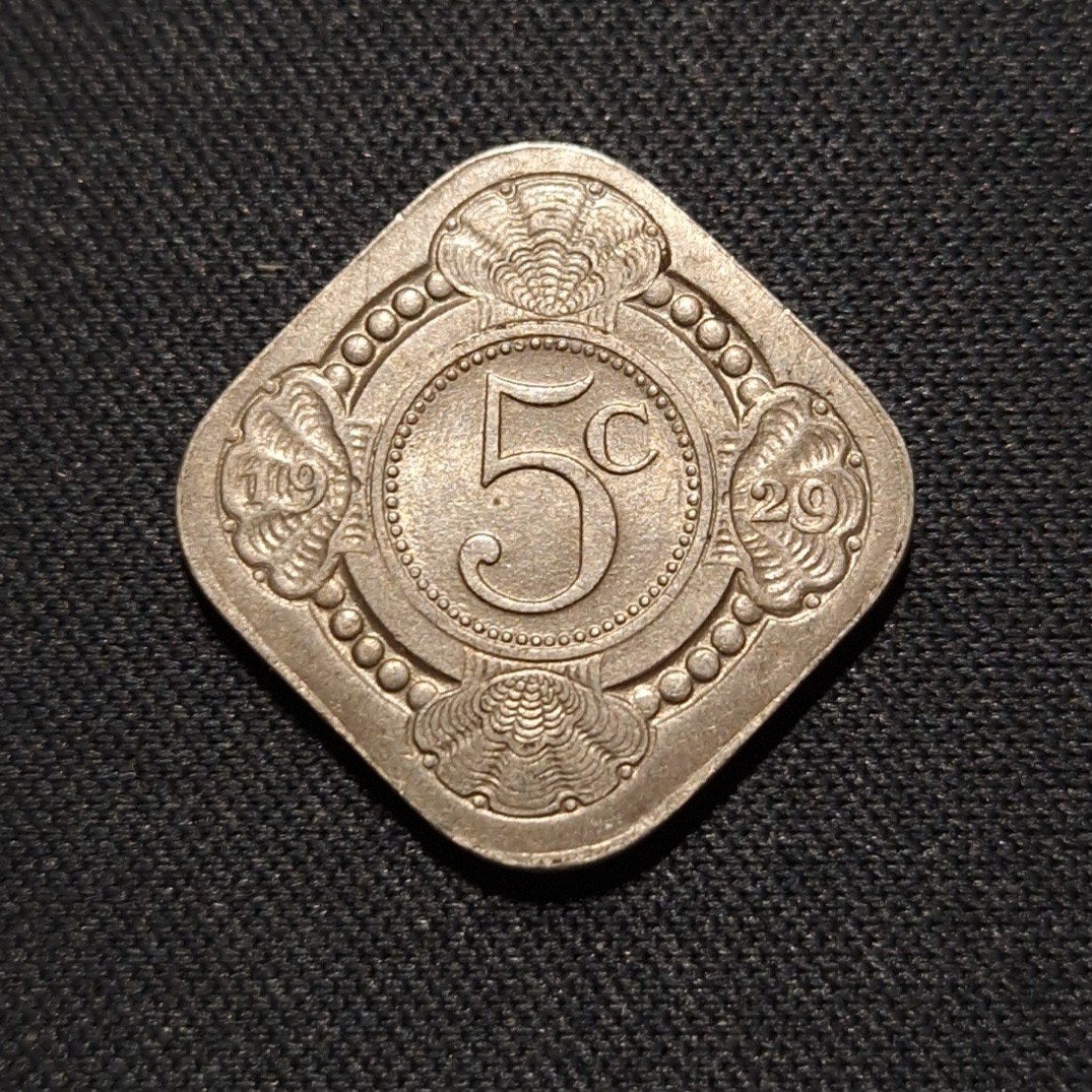 5 cent 1929, Verzenden, Koningin Wilhelmina, 5 cent, Losse munt