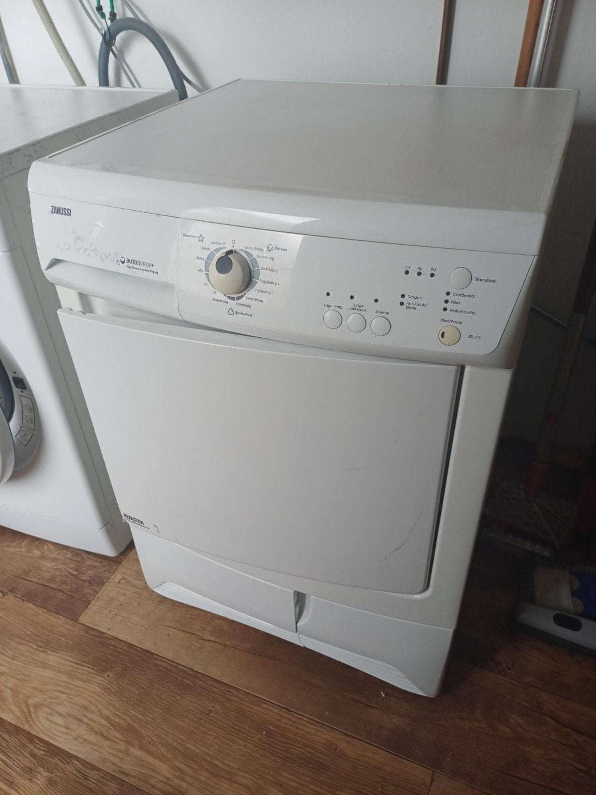 Zanussi ZTE 275 Condensdroger - Gebruikt, Ophalen, 6 tot 8 kg, Gebruikt, Condens