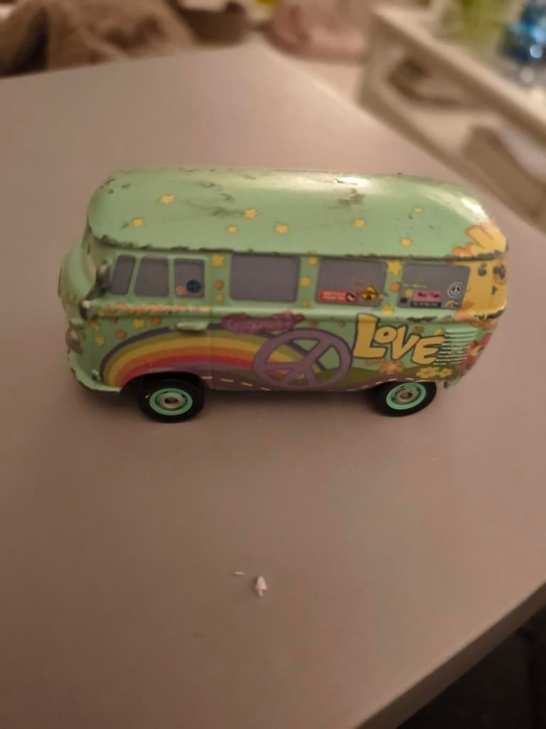 Hippie Busje Speelgoedauto - Cars Film, Overige merken, Gebruikt, 1:50 of kleiner, Auto