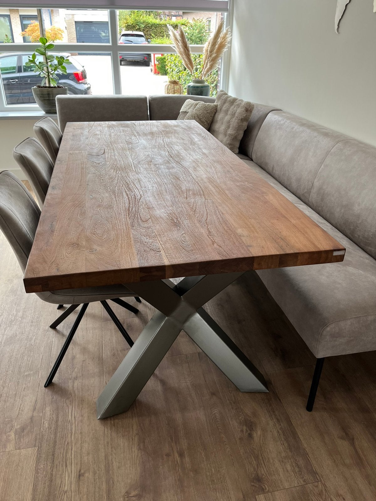 Xooon eettafel 220x99x77, Huis en Inrichting, Tafels | Eettafels, Ophalen, Gebruikt, 200 cm of meer, 50 tot 100 cm