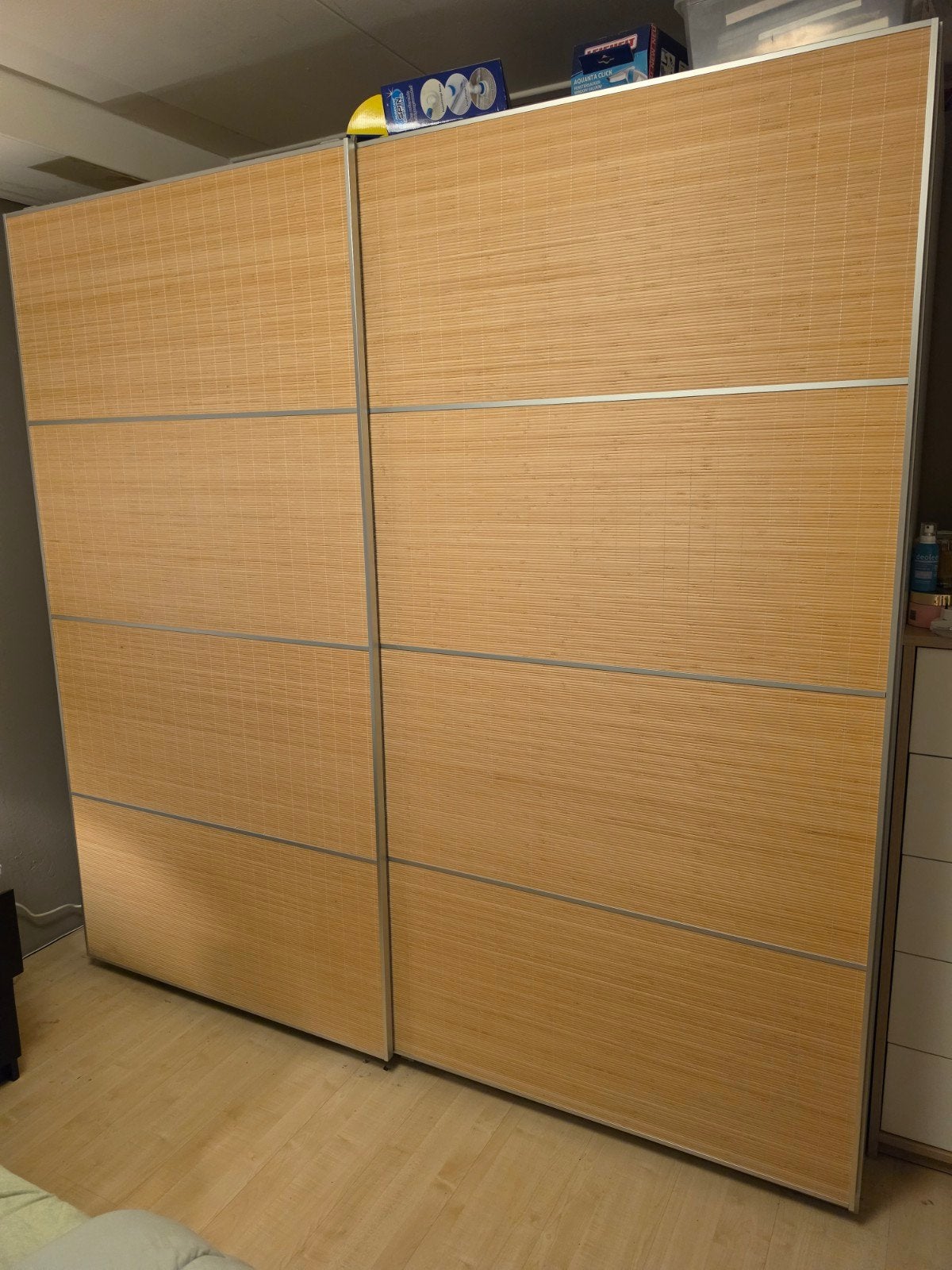 IKEA Pax kledingkast met schuifdeuren (zonder inhoud), Met deur(en), Gebruikt, 200 cm of meer, 200 cm of meer