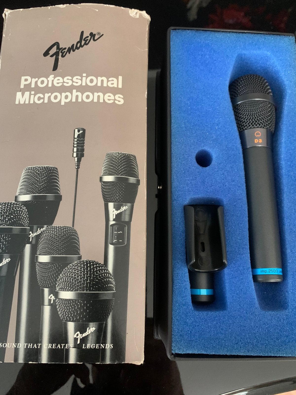 Fender D3 dynamic microfoon, Ophalen of Verzenden, Zo goed als nieuw, Zangmicrofoon