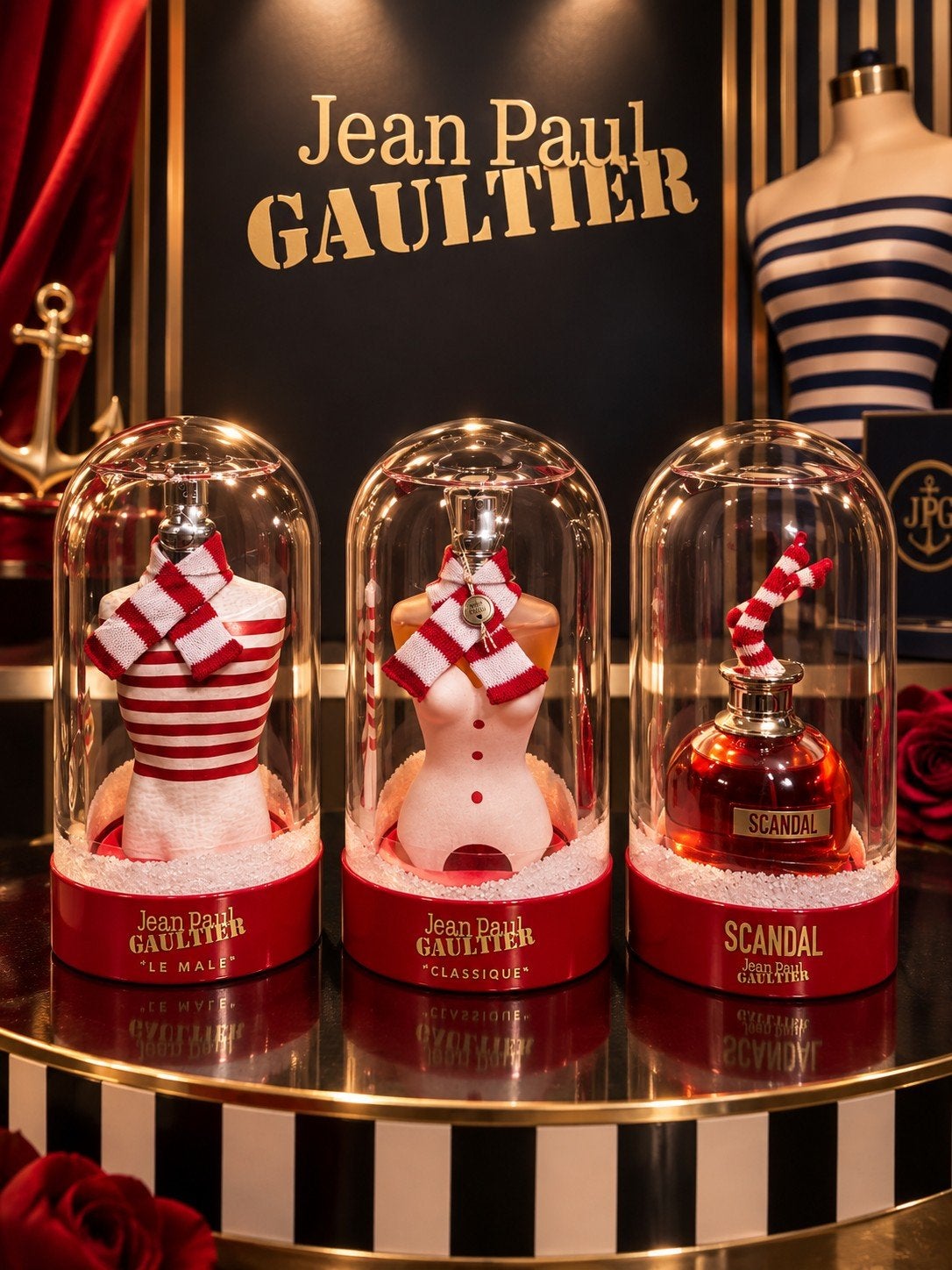 Jean Paul Gaultier - Chrismas  Edition  uitgaves., Verzamelen, Ophalen of Verzenden, Zo goed als nieuw, Parfumfles
