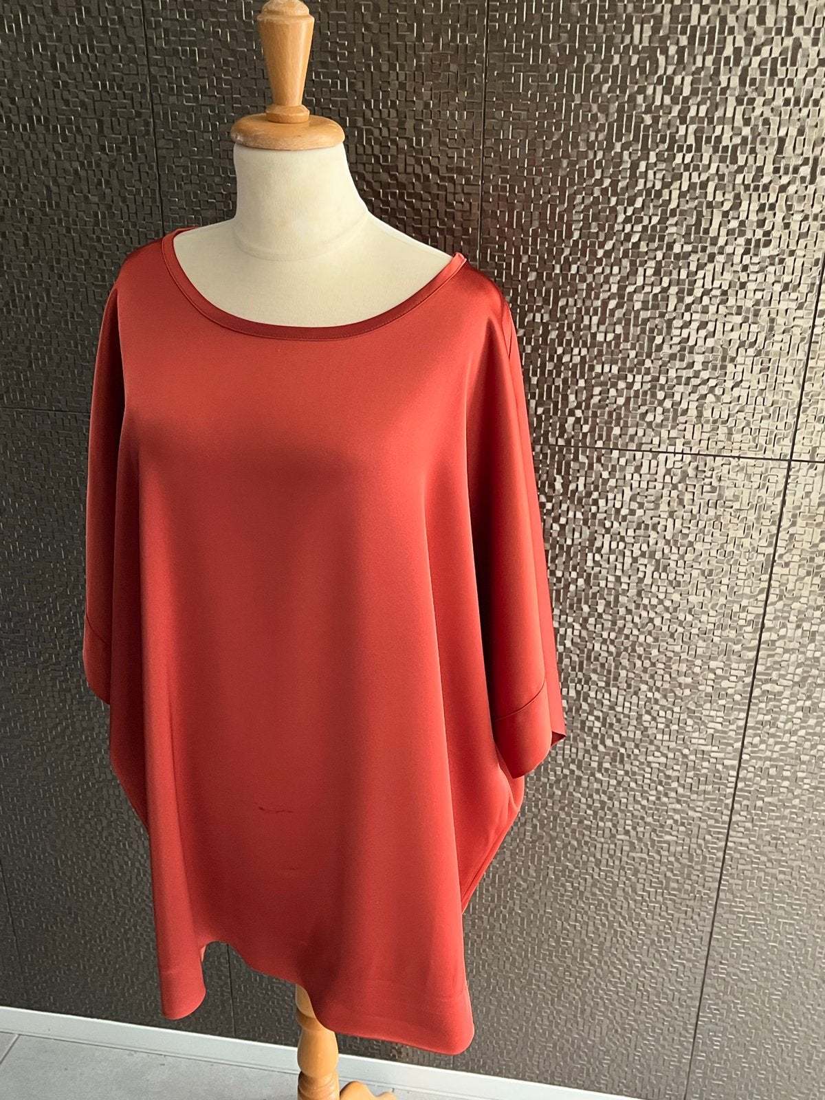 Xandres top in brique kleur 52, Maat 46/48 (XL) of groter, Oranje, Ophalen of Verzenden, Zo goed als nieuw