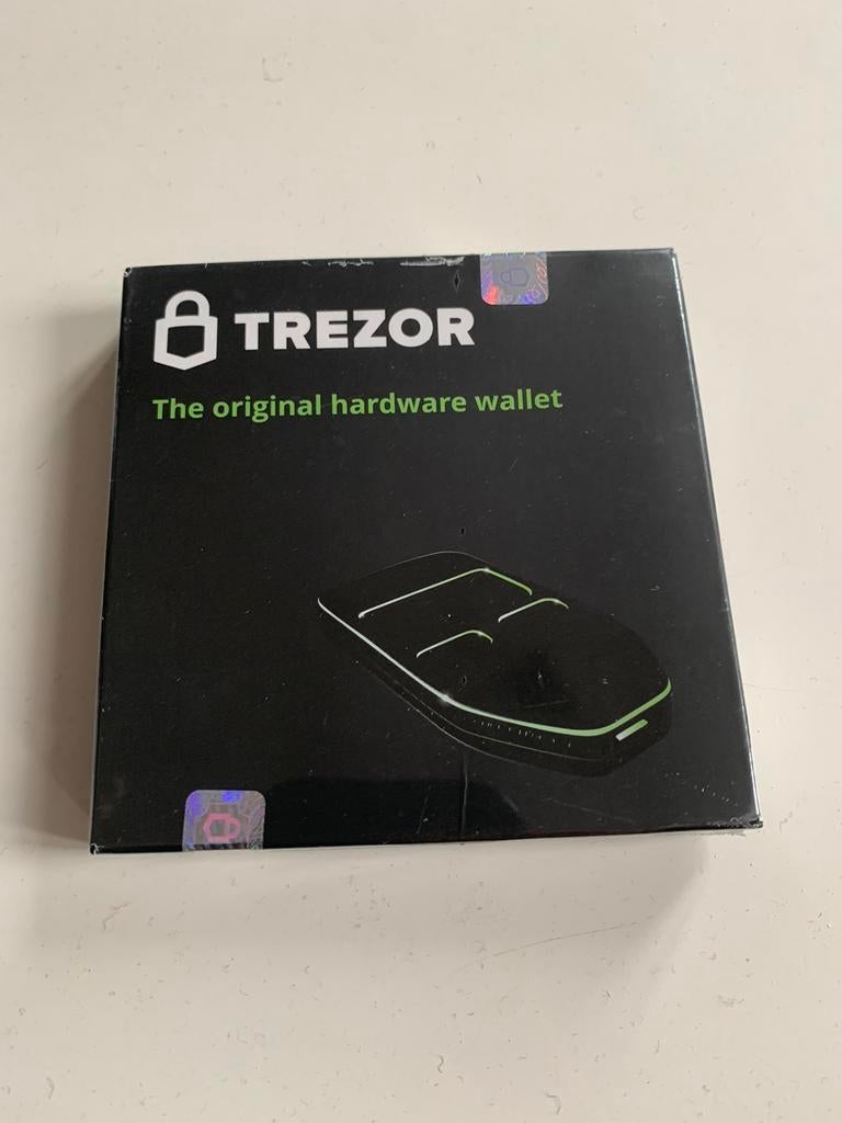 Trezor hardware wallet black Nieuw geseald, Ophalen of Verzenden, Nieuw