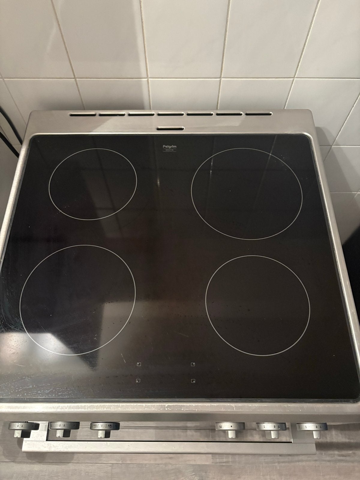 Pelgrim PF8231RVS Fornuis - Goed gebruikt, betrouwbaar, Witgoed en Apparatuur, Fornuizen, Ophalen, Gebruikt, 60 cm of meer, 4 kookzones