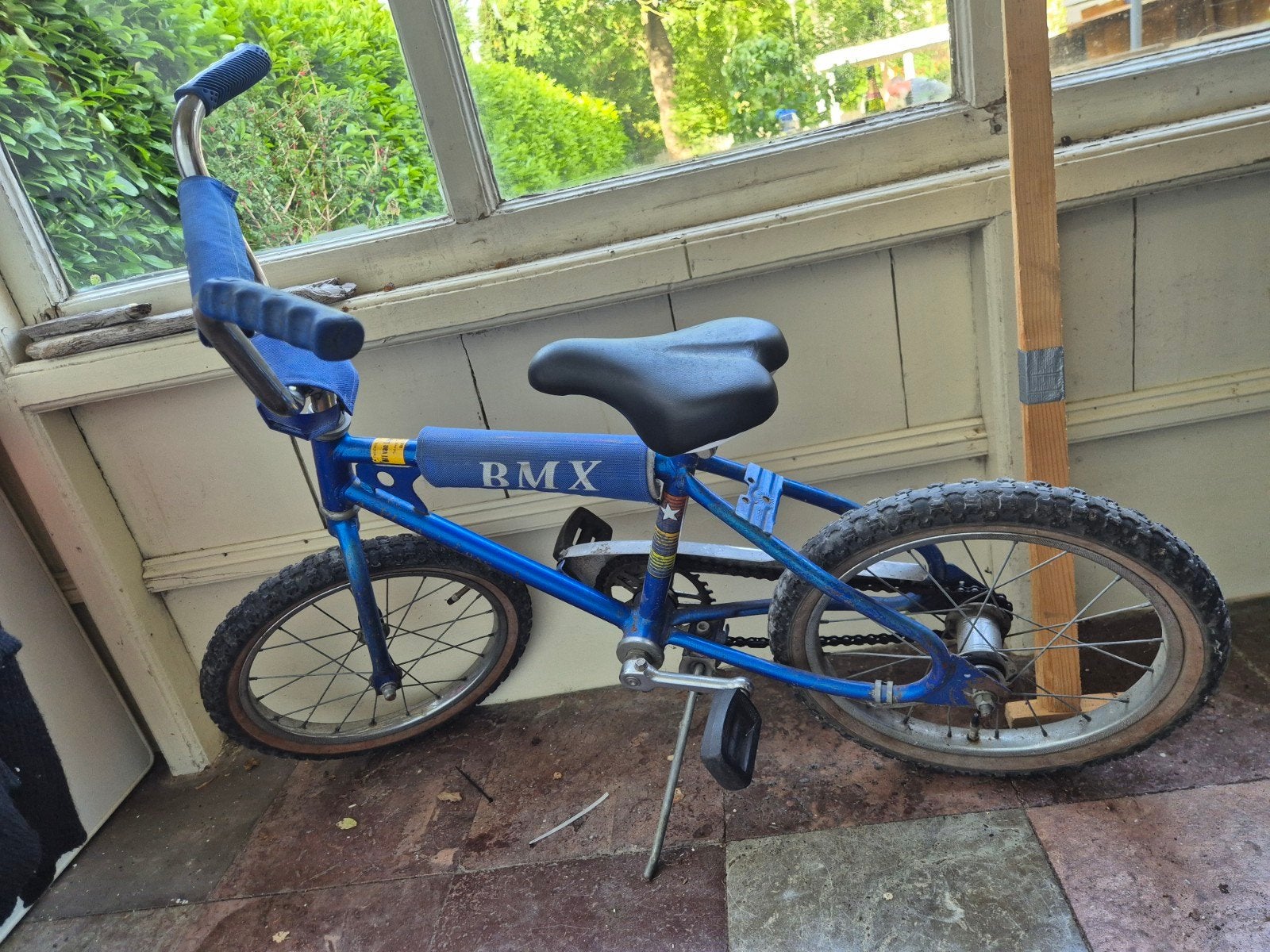 Vintage BMX Fiets Jaren '80 - Blauw, Fietsen en Brommers, Ophalen, Gebruikt, Staal, 20 tot 24 inch