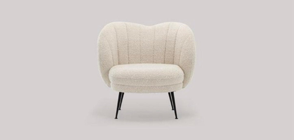 Luxe Franse Sherpa Accent Chair – Teddy fauteuil, Huis en Inrichting, Ophalen, Zo goed als nieuw, Stof, 75 tot 100 cm